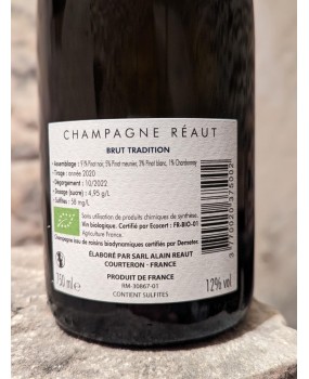 Champagne Brut Réaut - Tradition Bio